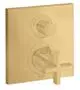 AXOR-HG-AXOR-Citterio-Thermostat-Unterputz-mit-Absperrventil-und-Kreuzgriff-Brushed-Gold-Optic-39705250 gallery number 1